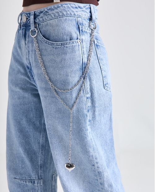 Jean Slouchy tiro estándar para mujer