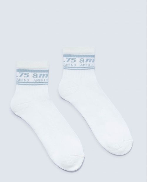 Calcetines ajustados en algodón altura clásica