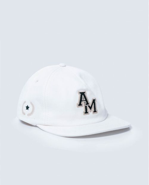 Gorra ajustable en algodón con bordado AM