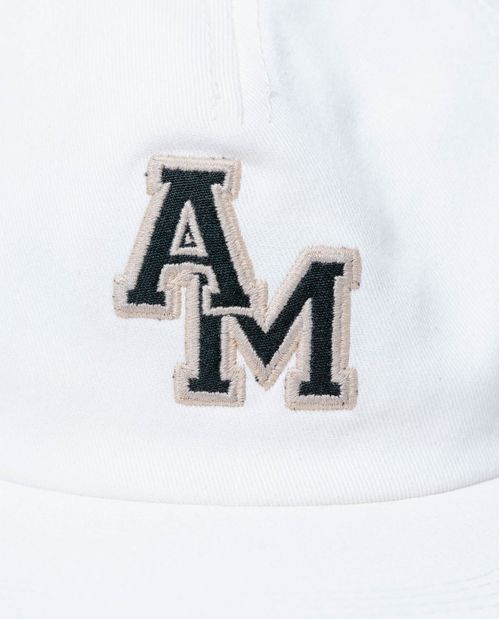Gorra ajustable en algodón con bordado AM