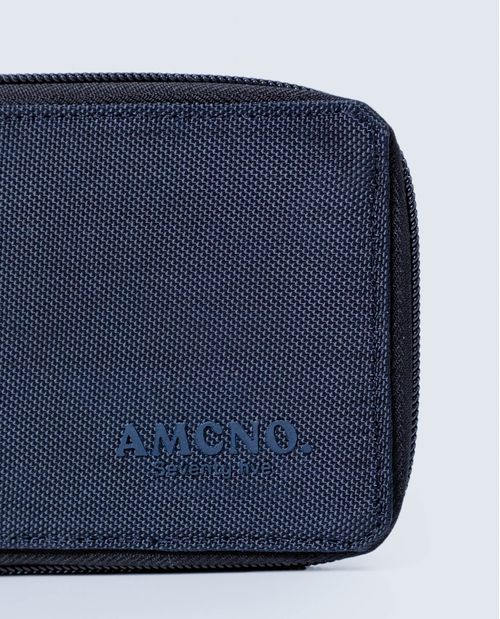 Bolso compacto en poliéster minimalista con cremallera