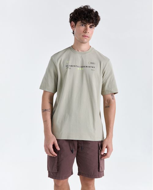 Camiseta manga corta cuello redondo para hombre