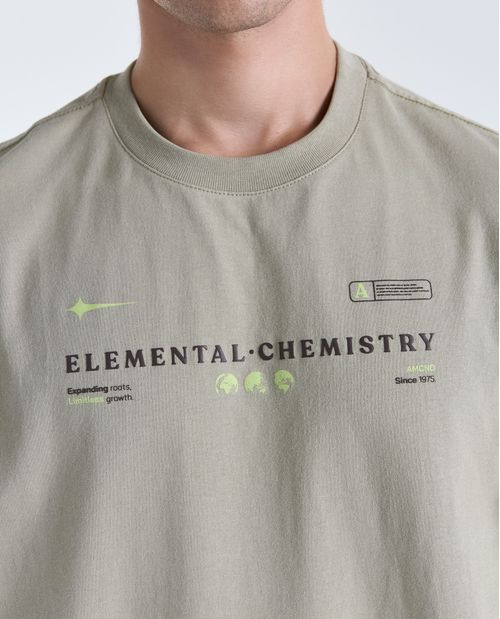 Camiseta manga corta cuello redondo para hombre