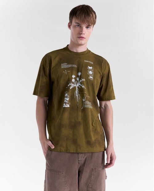 Camiseta regular manga corta para hombre