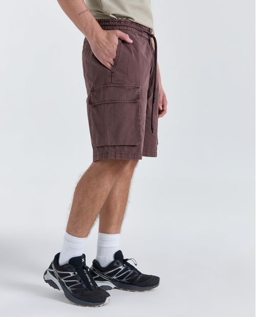 Bermuda cargo algodón para hombre