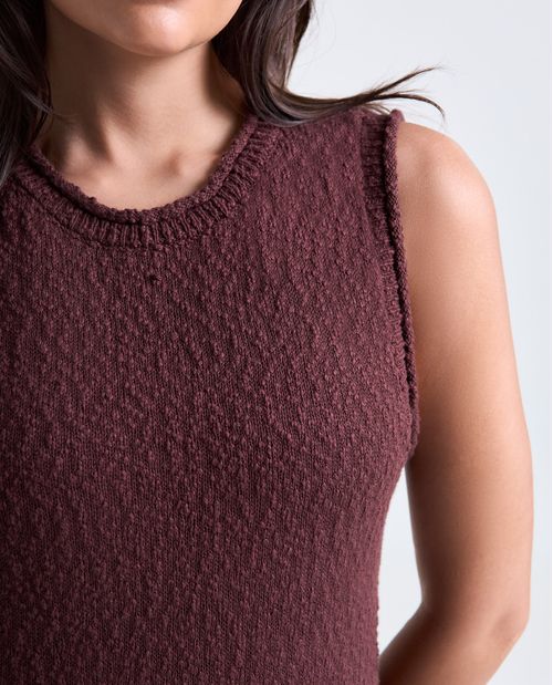 Vestido manga sisa algodón silueta clásica