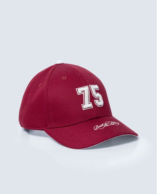Gorra ajuste béisbol en algodón bordado frontal