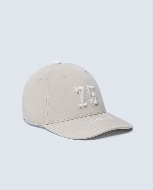 Gorra ajuste béisbol en algodón bordado frontal