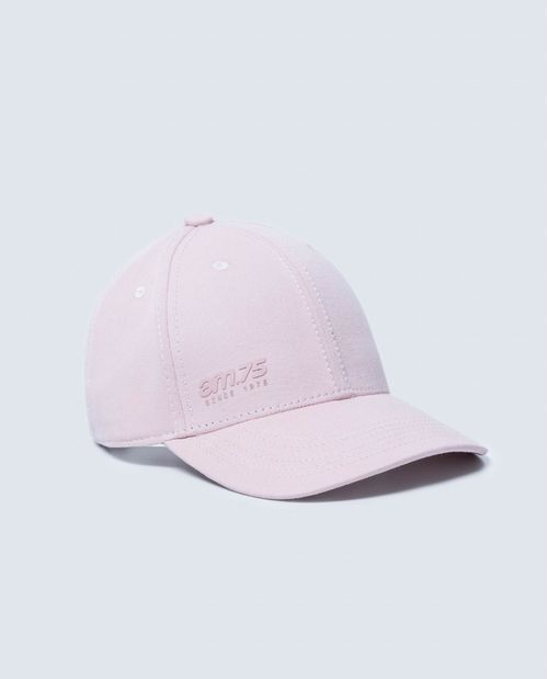 Gorra ajustada en algodón con logo bordado