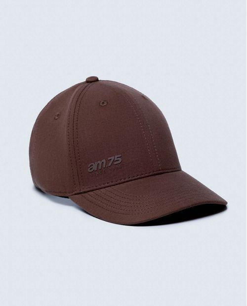 Gorra ajustada en algodón con logo bordado
