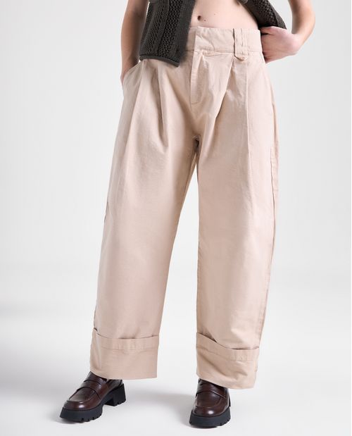 Jean Straight Wide para mujer