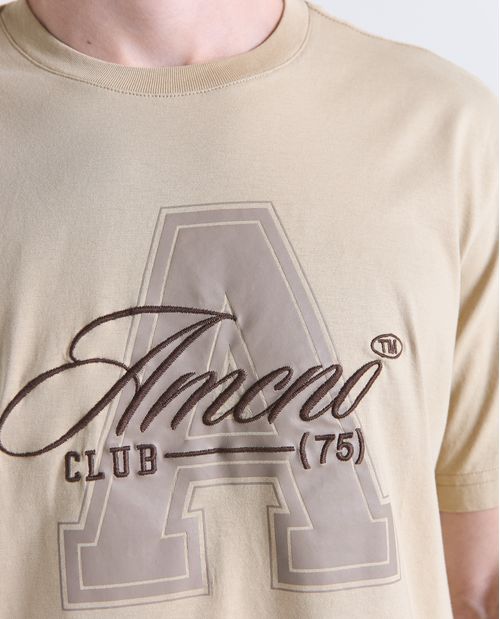 Camiseta manga corta cuello redondo para hombre