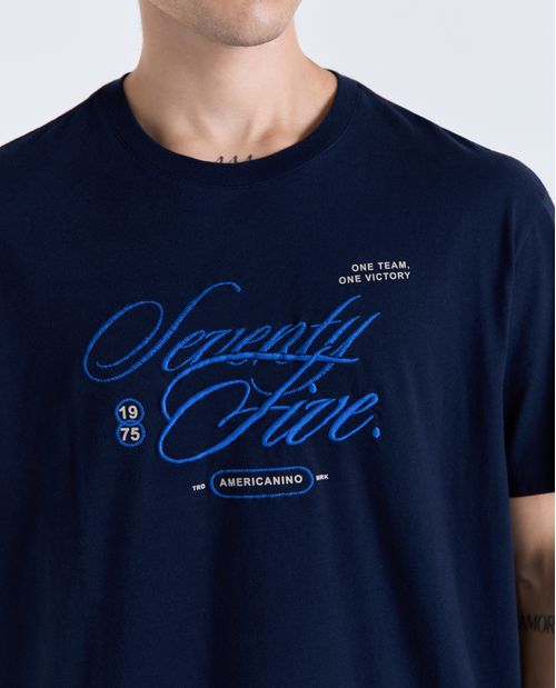 Camiseta manga corta cuello redondo para hombre