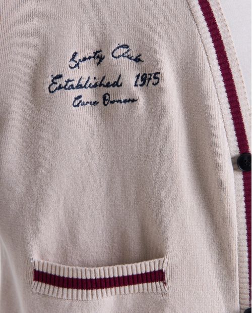 Camisa manga larga cuello en V para hombre