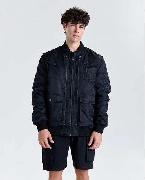 Chaqueta bomber regular fit para hombre