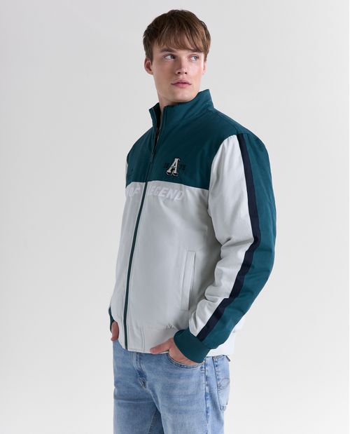 Chaqueta bomber cuello alto para hombre