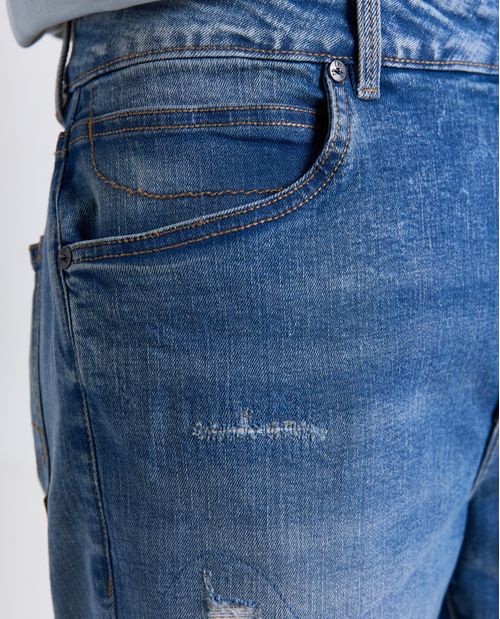 Jean regular medio para hombre