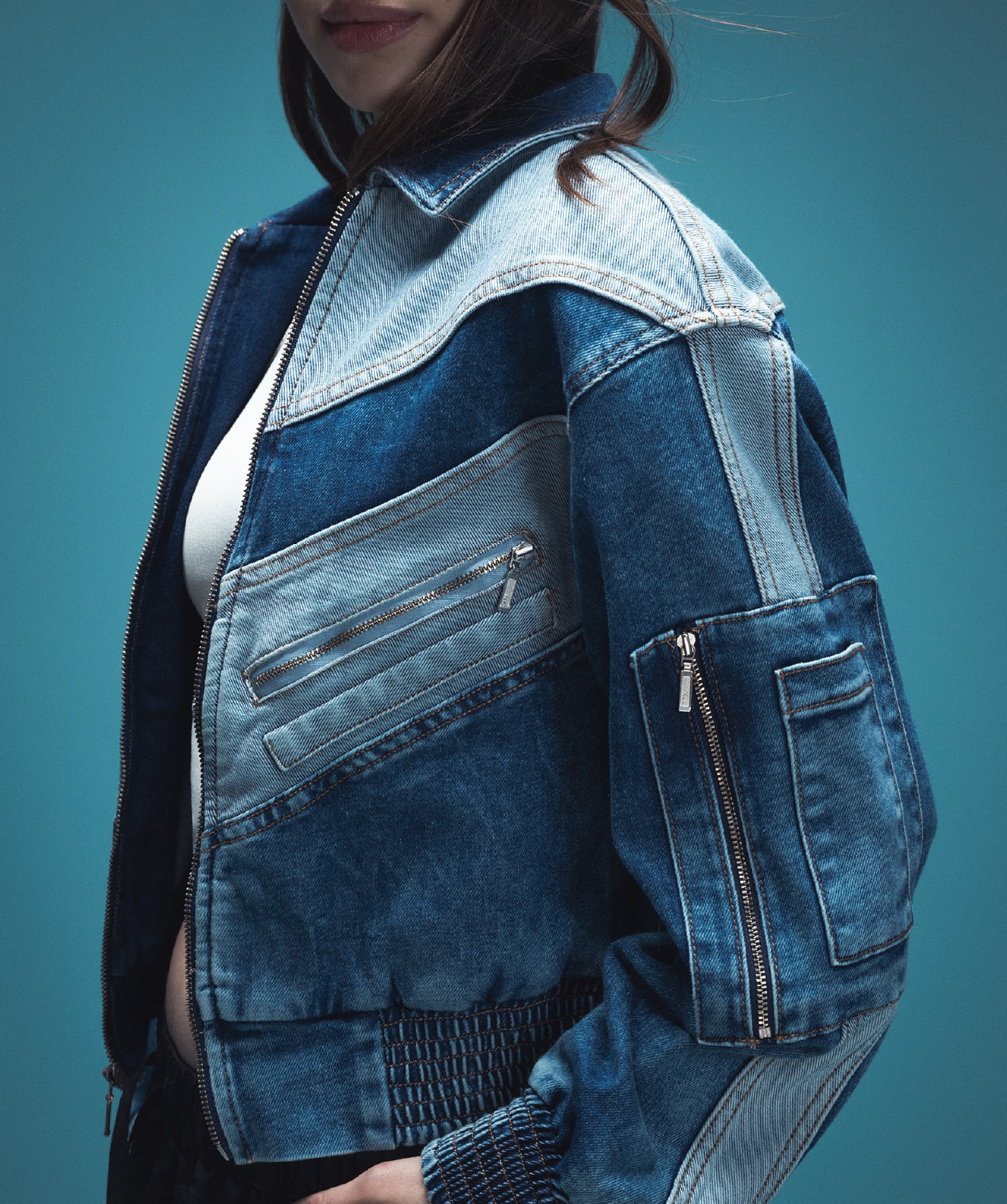 camisa denim